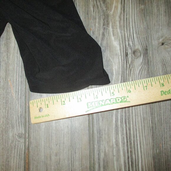 Collection Dressbarn Formal Dress Size 14 Black V Front Beads Back Zipper Party - Picture 11 of 14